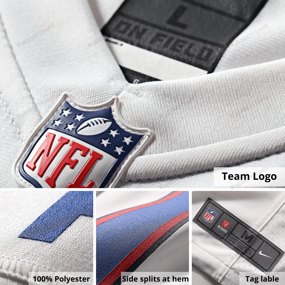 Ike Boettger 65 Buffalo Bills Game Player Jersey - Royal