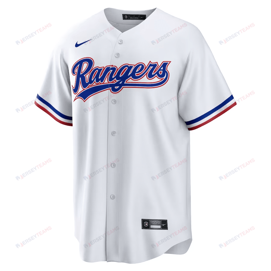 Jonathan Hernández 72 Texas Rangers Home Men Jersey - White