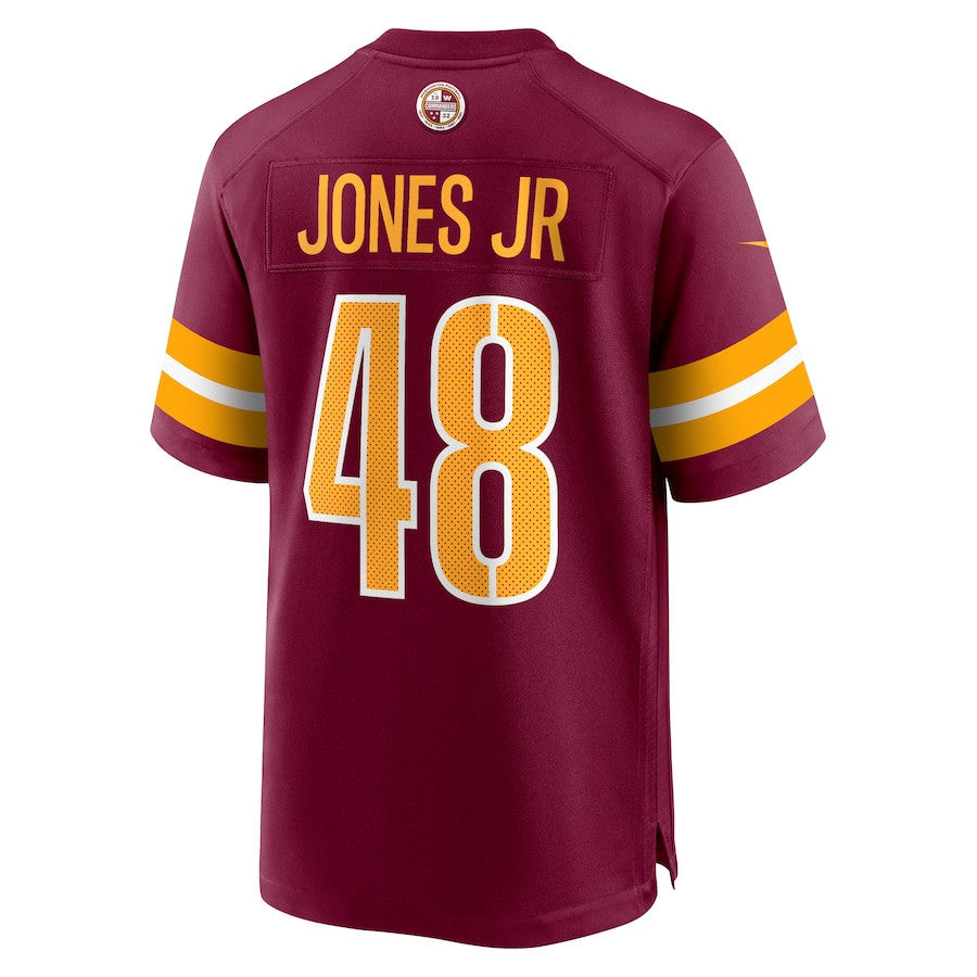 Andre Jones Jr. 48 Washington Commanders Men Game Jersey - Burgundy
