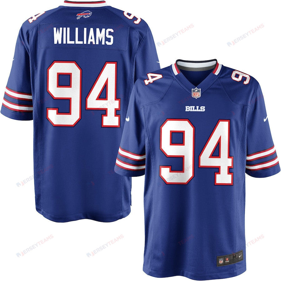 Mario Williams 94 Buffalo Bills YOUTH Team Color Game Jersey