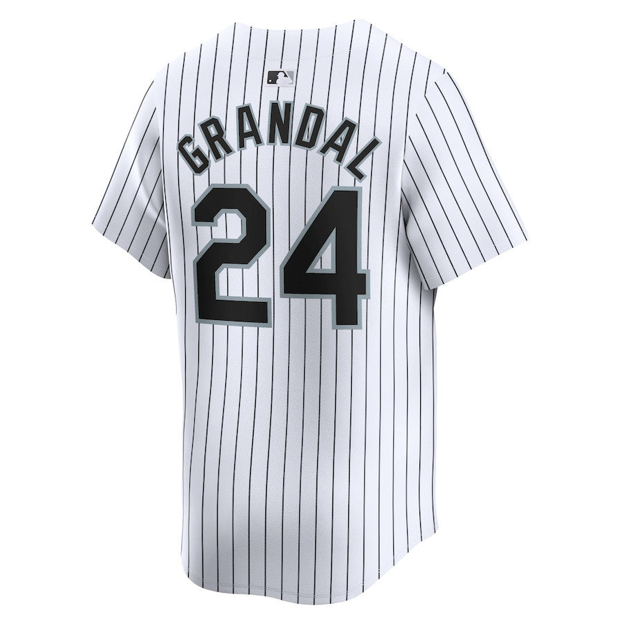 Yasmani Grandal 24 Chicago White Sox Home Limited Player Men Jersey - White
