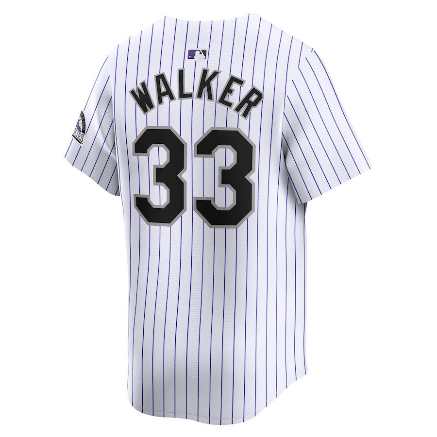 Larry Walker 33 Colorado Rockies Home Limited Player Men Jersey - White