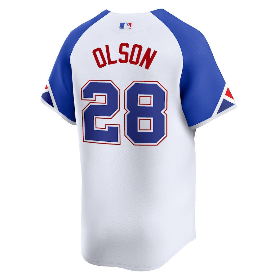 Matt Olson 28 Atlanta Braves City Connect Limited Men Jersey - White