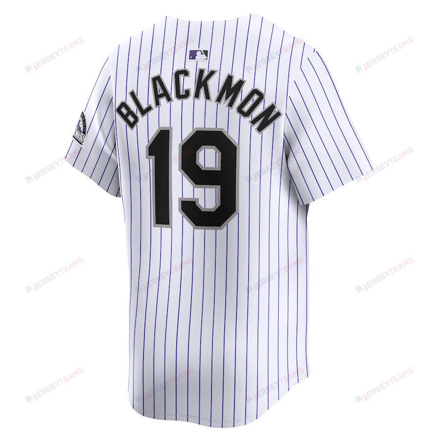 Charlie Blackmon 19 Colorado Rockies Home Limited Player YOUTH Jersey - White