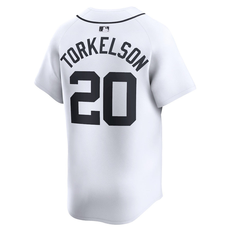 Spencer Torkelson 20 Detroit Tigers Home Limited Player YOUTH Jersey - White