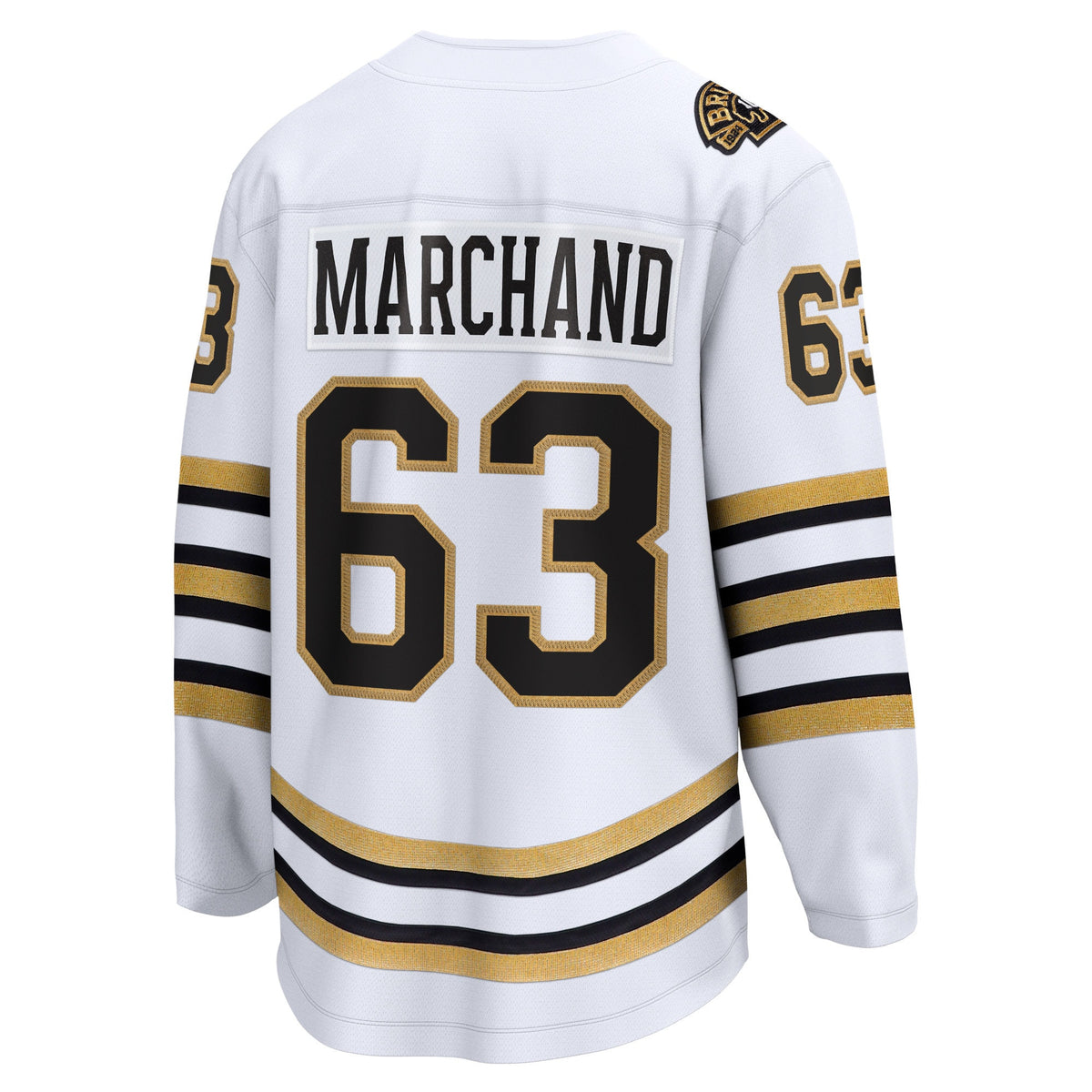 Brad Marchand 63 Boston Bruins 100th Anniversary Breakaway Jersey - White