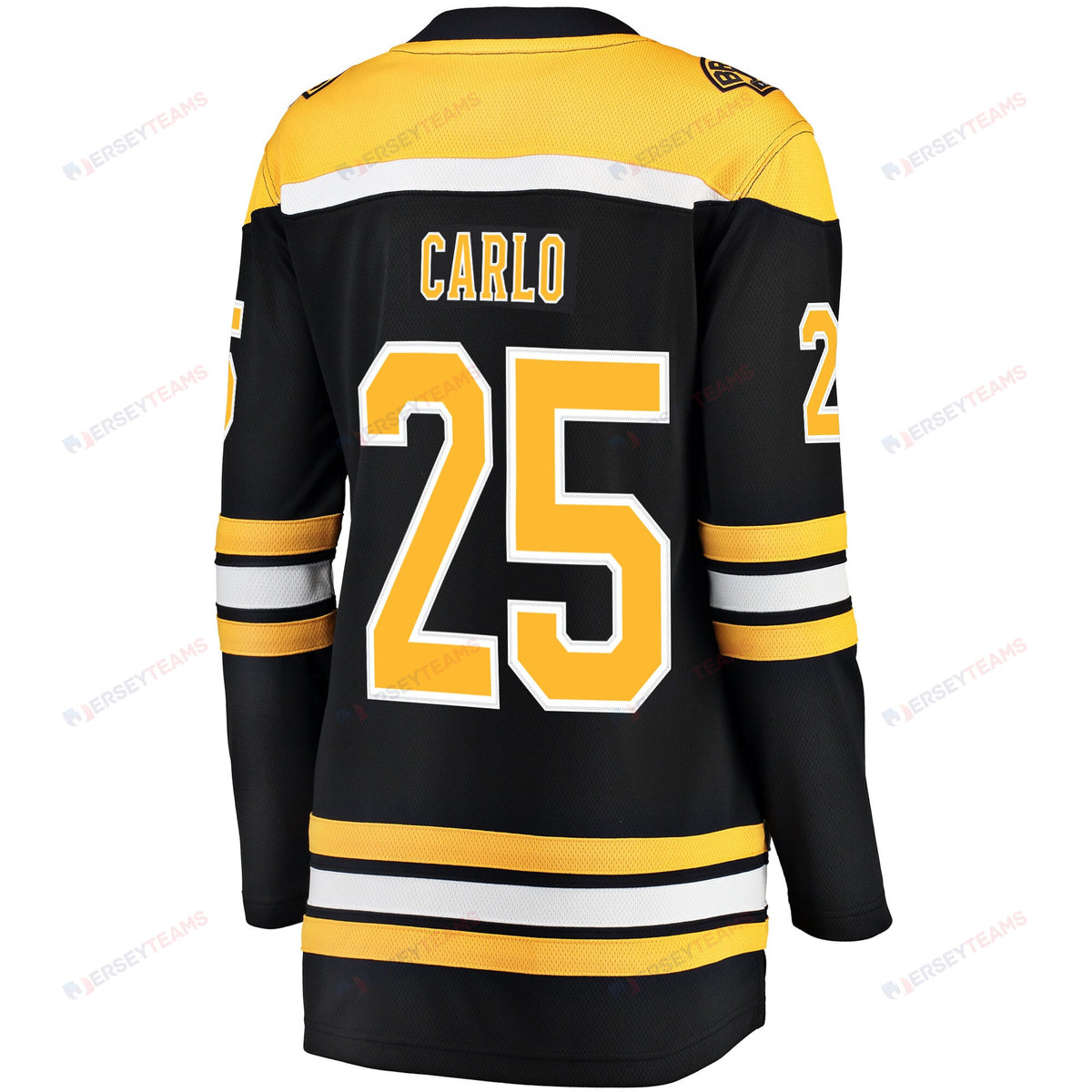 Brandon Carlo 25 Boston Bruins Home Breakaway Jersey - Women, Black