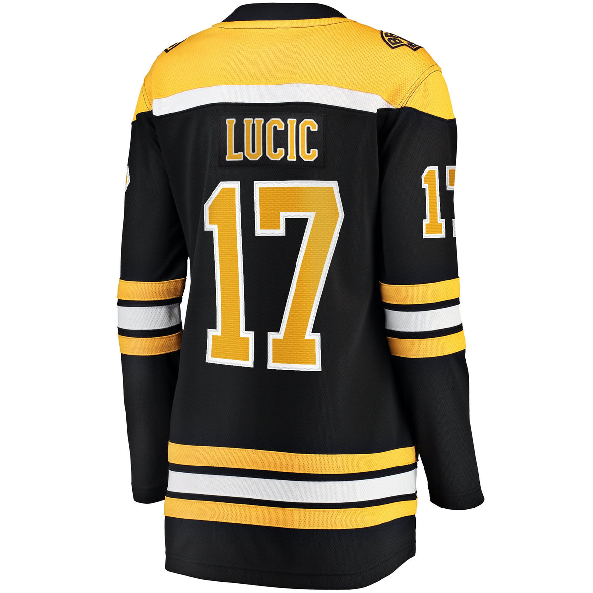 Milan Lucic 17 Boston Bruins Home Breakaway Jersey - Women, Black