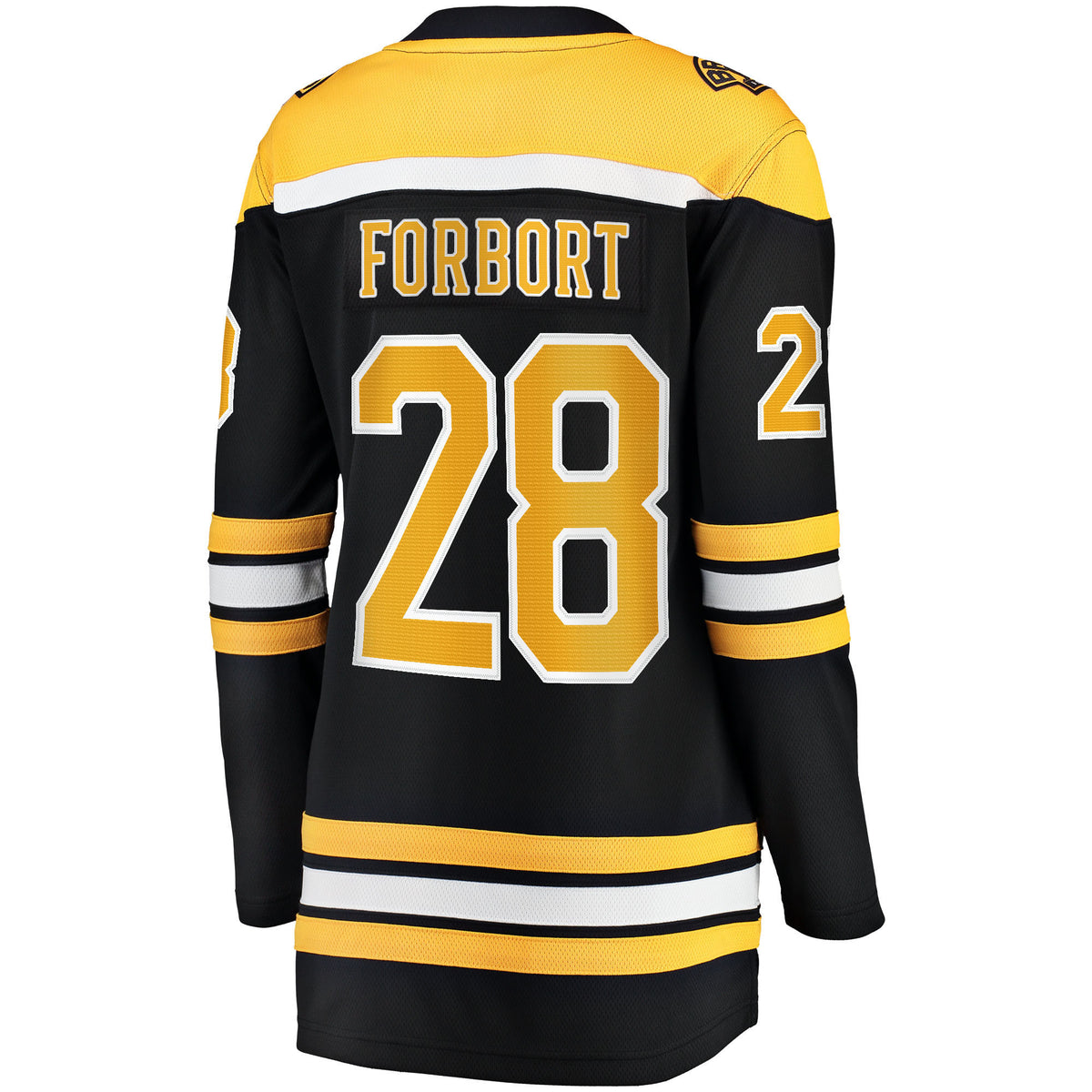 Derek Forbort 28 Boston Bruins Home Breakaway Jersey - Women, Black