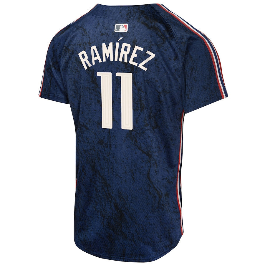 Jose Ramirez 11 Cleveland Guardians 2024 City Connect Limited YOUTH Jersey - Navy