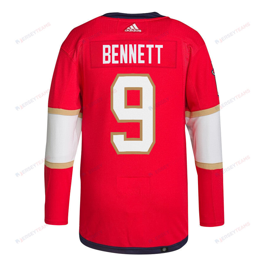 Sam Bennett 9 Florida Panthers 2024 NHL Playoffs Patch Home Jersey - Men, Red