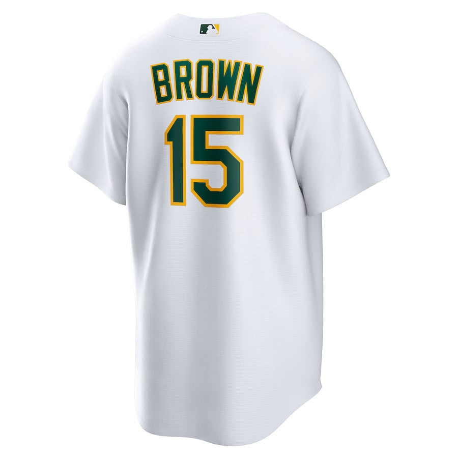 Seth Brown 15 Oakland Athletics Home Men Jersey - White