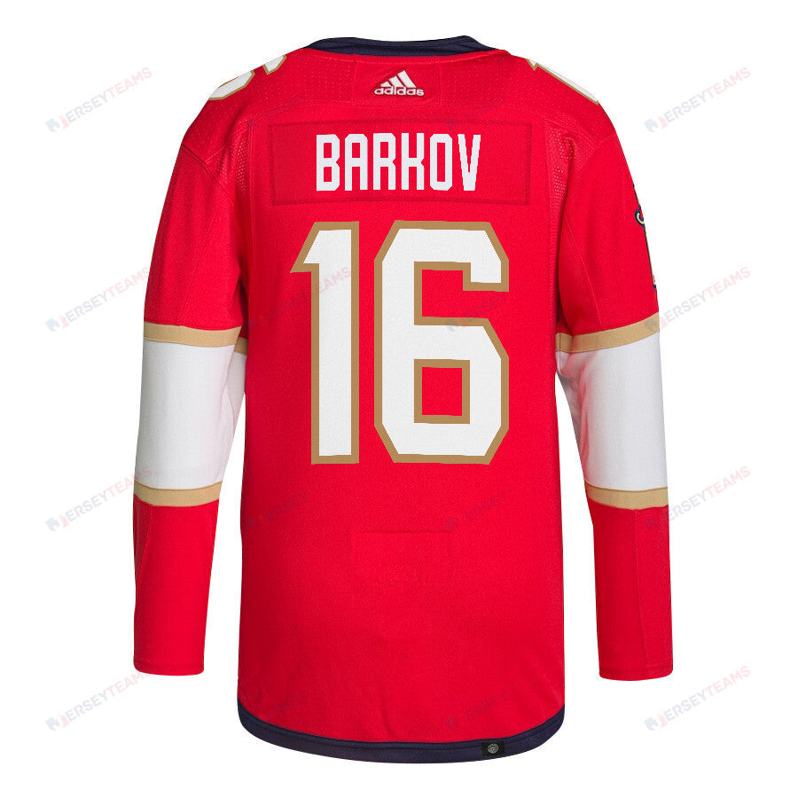 Aleksander Barkov 16 Florida Panthers 2024 STANLEY CUP Final Home Breakaway Jersey - Men, Red