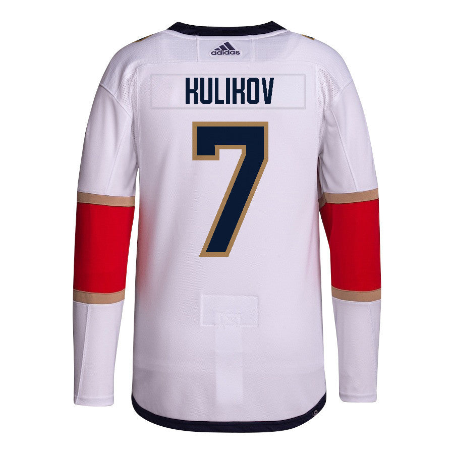 Dmitry Kulikov 7 Florida Panthers 2024 STANLEY CUP Final Away Breakaway Jersey - Men, White