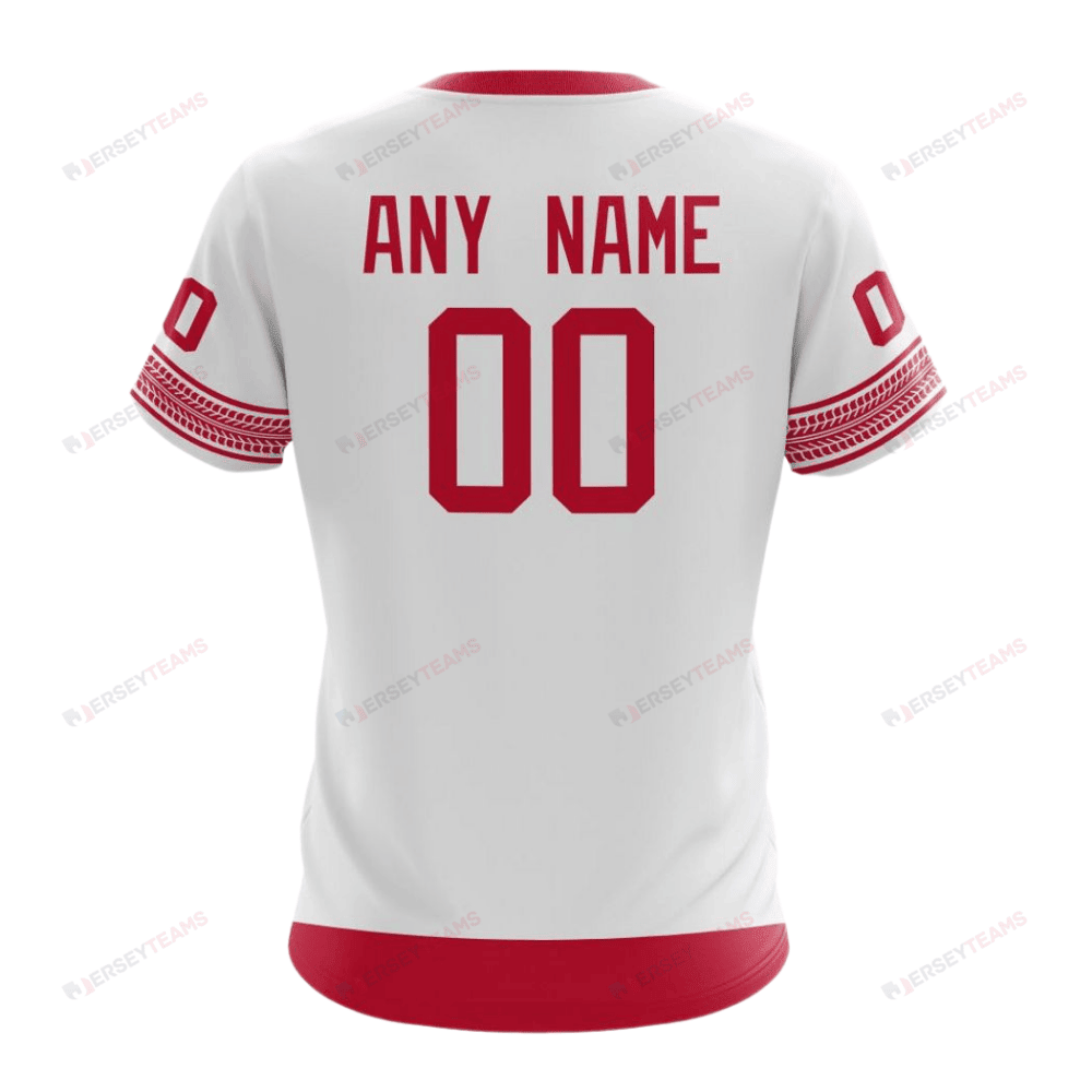 Detroit Red Wings Special Whiteout Custom AOP T-Shirt - White