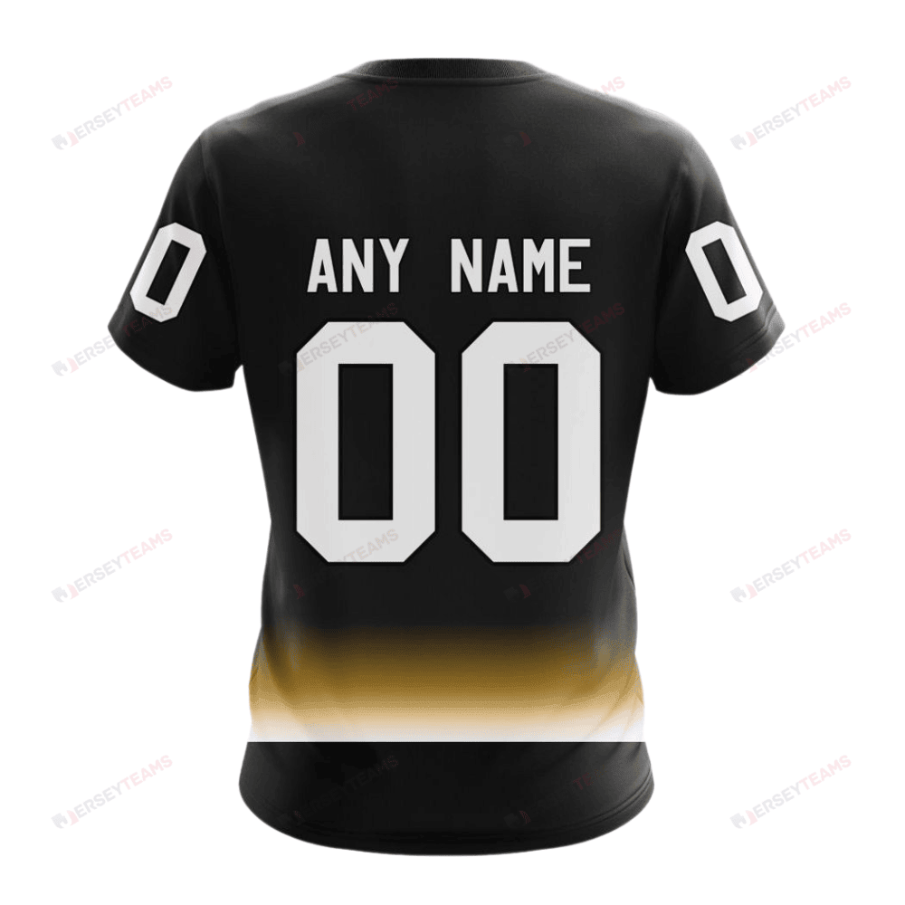 Washington Capitals Special Eclipse Design Custom AOP T-Shirt - Black