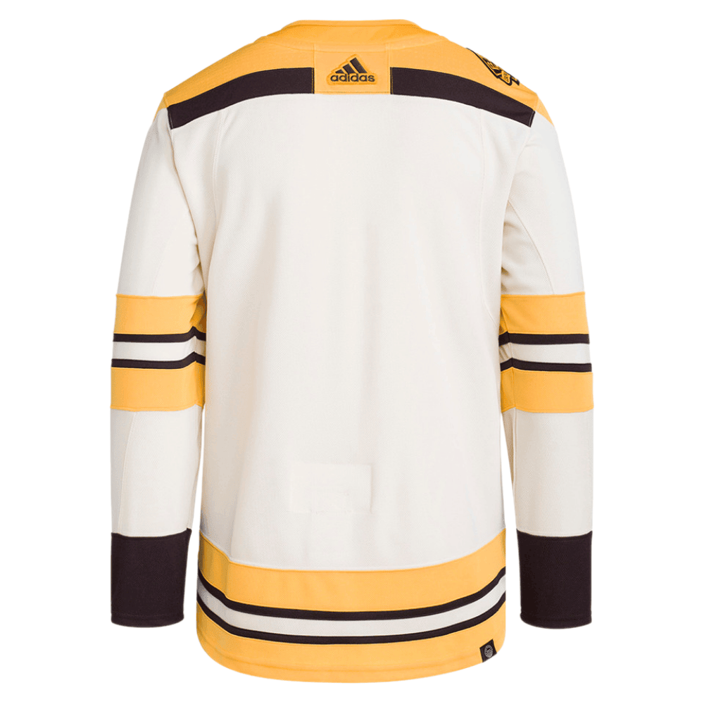 Boston Bruins 100th Anniversary Primegreen Third Men Jersey - Cream