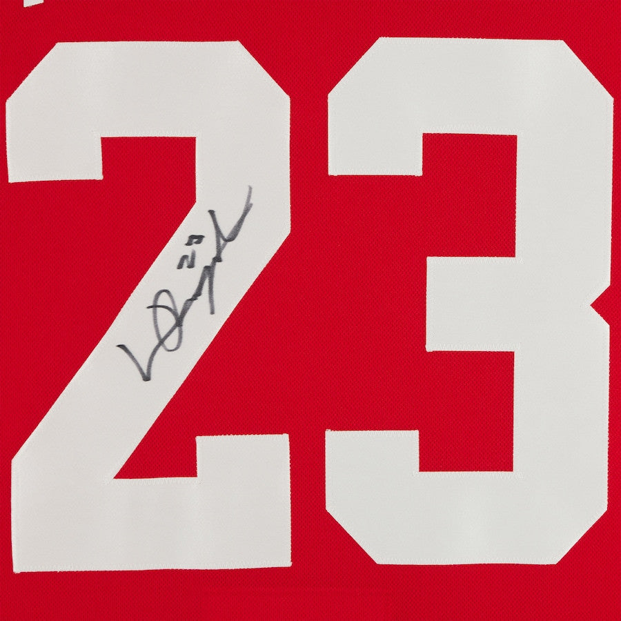 Lucas Raymond 23 Signed Detroit Red Wings Autographed Jersey - Red