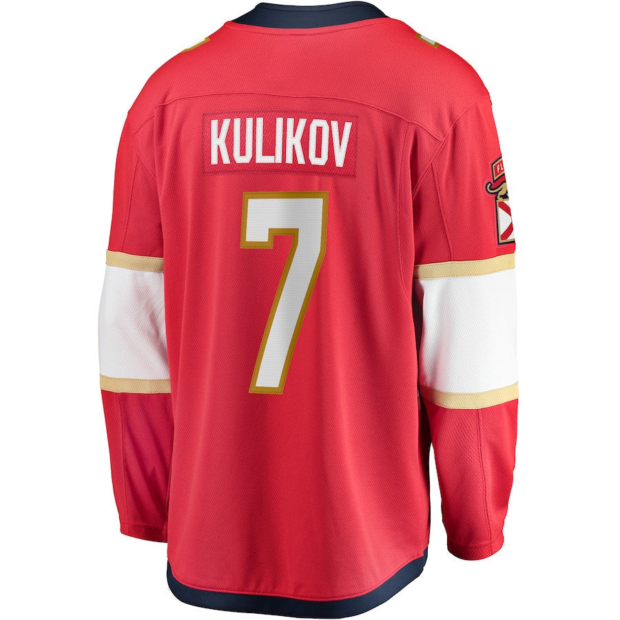Dmitry Kulikov 7 Florida Panthers 2025 Breakaway Player Men Jersey - Red