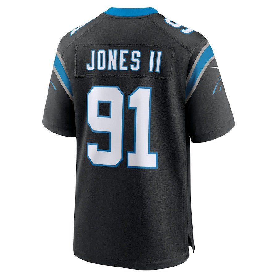Patrick Jones II 91 Carolina Panthers Team Game Men Jersey - Black