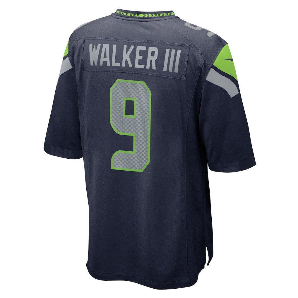 Kenneth Walker III 9 Seattle Seahawks 2026 Super Bowl LX - College Navy Team Game Jersey