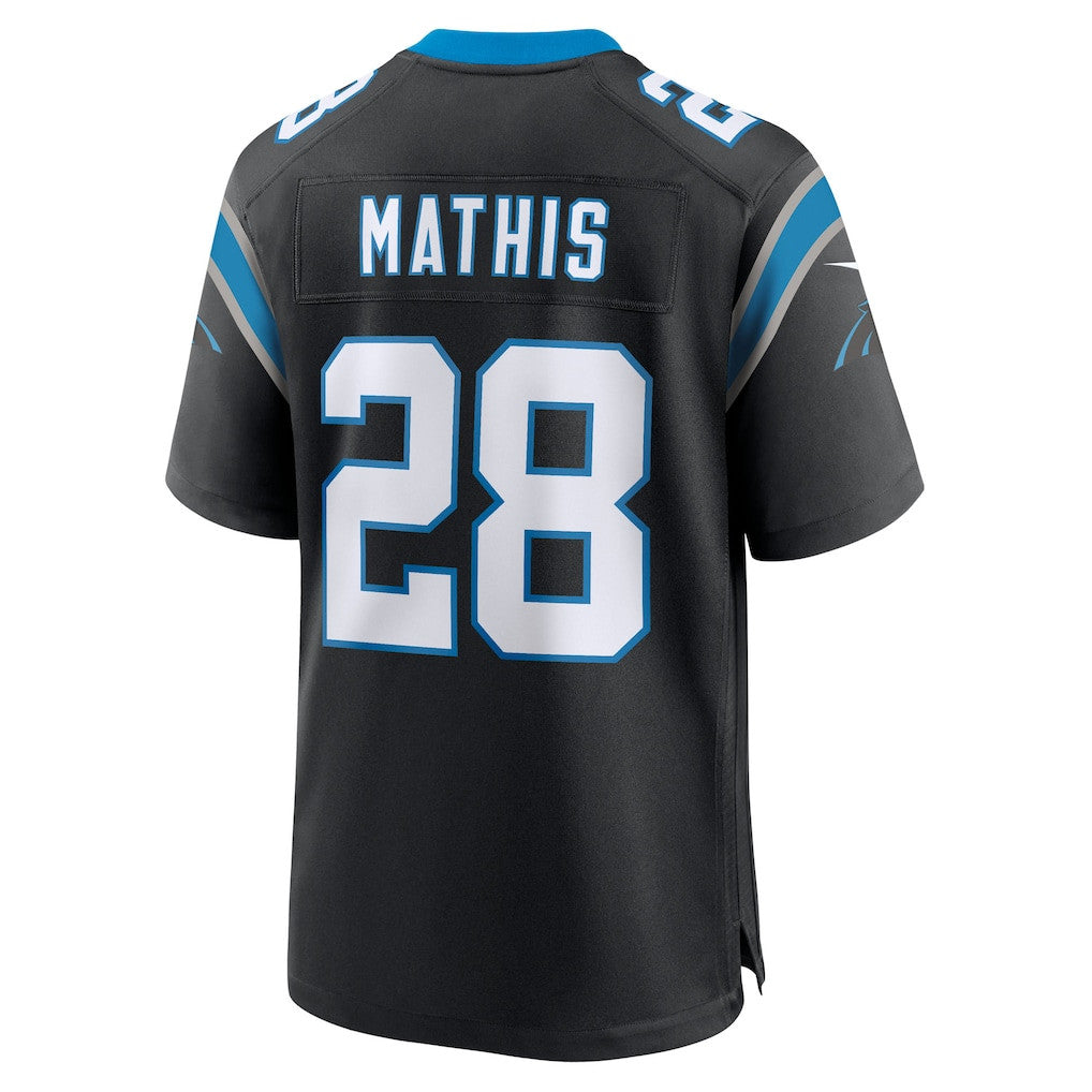 Damarri Mathis 28 Carolina Panthers Team Game Men Jersey - Black