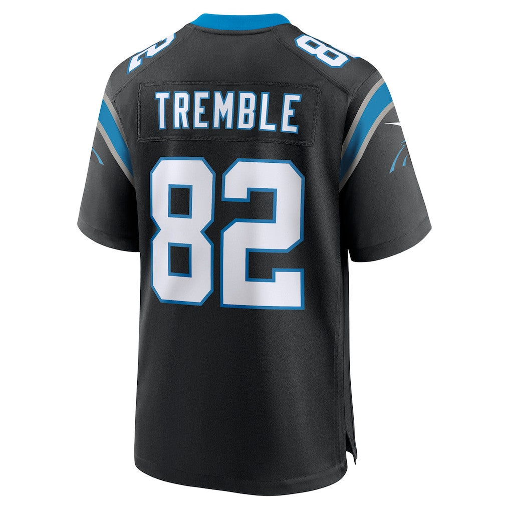 Tommy Tremble 82 Carolina Panthers Team Game Men Jersey - Black