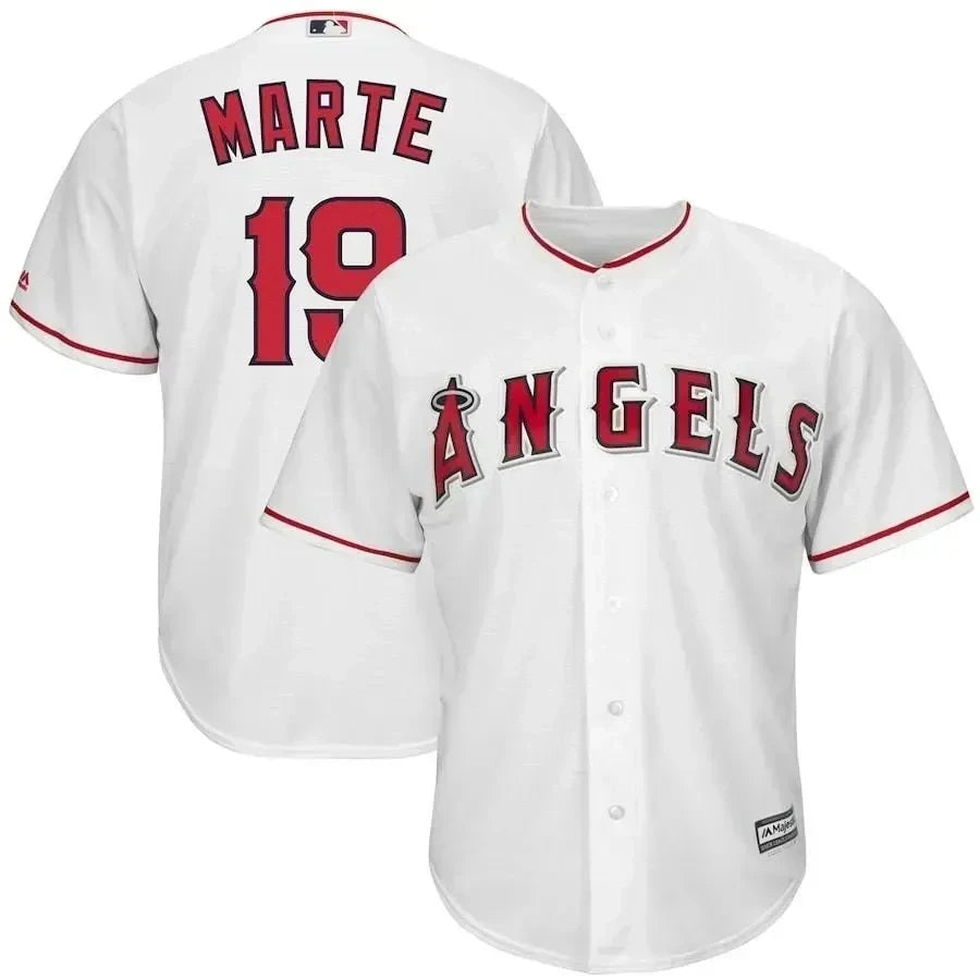 Jefry Marté Los Angeles Angels Home Cool Base Player Jersey - White
