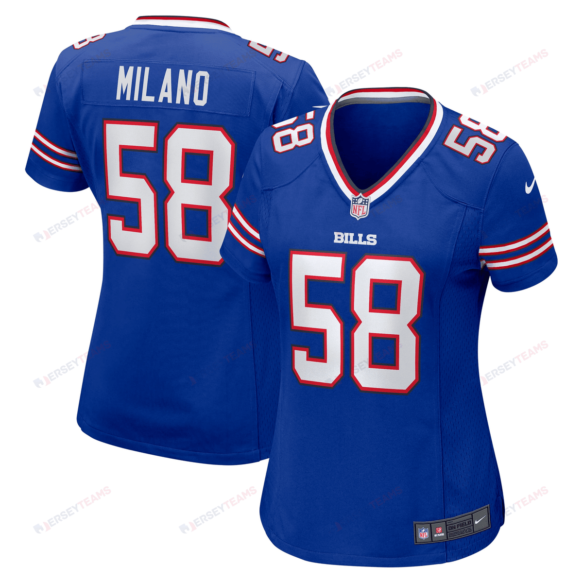 Matt Milano Buffalo Bills Women's Game Jersey - Royal Jersey