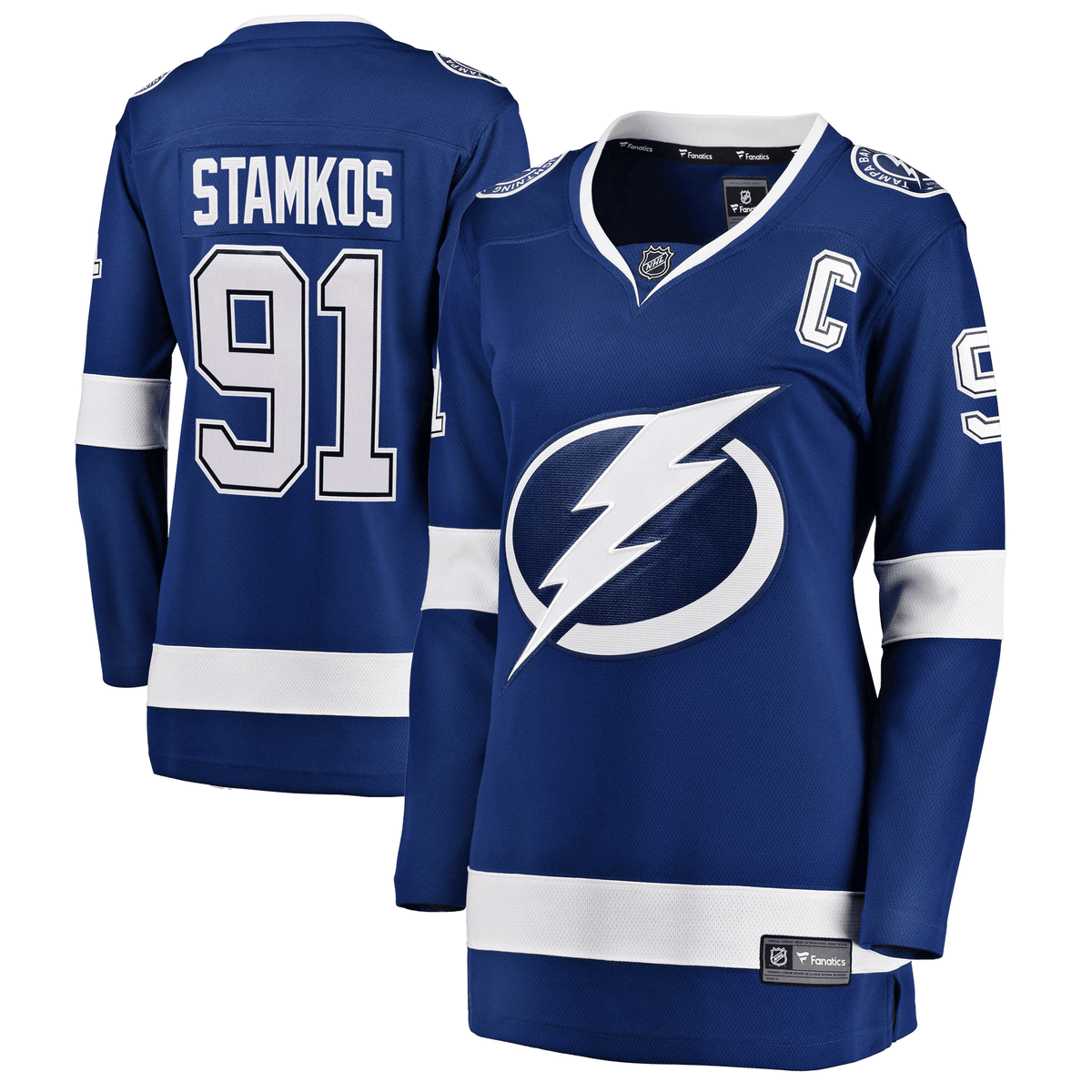 Steven Stamkos Tampa Bay Lightning Women's Alternate Breakaway Player Jersey - Black Jersey