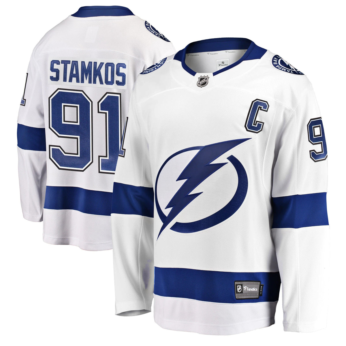 Men's Tampa Bay Lightning Steven Stamkos Black Alternate Breakaway Player Jersey