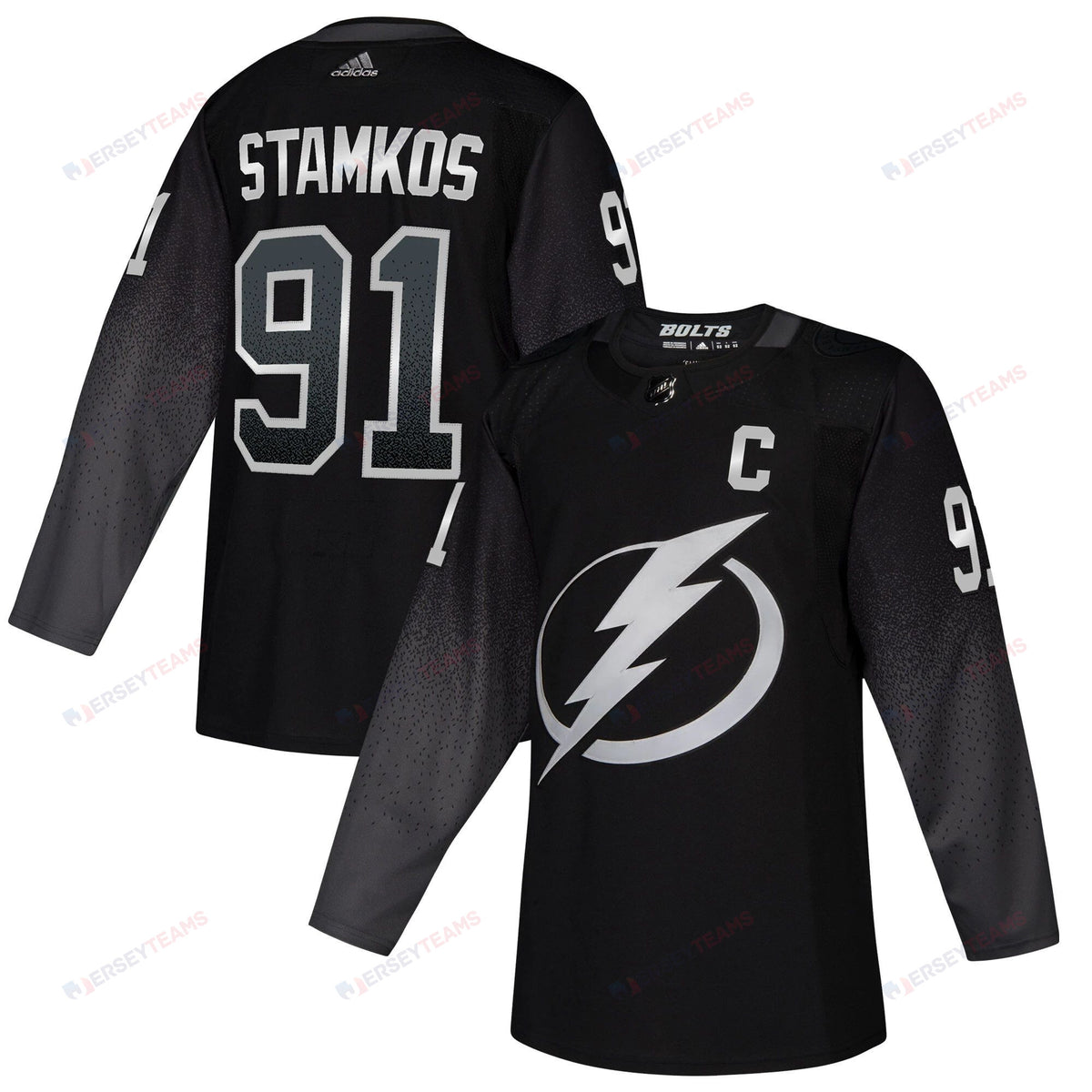 Men's Tampa Bay Lightning Steven Stamkos Black Alternate Player Jersey