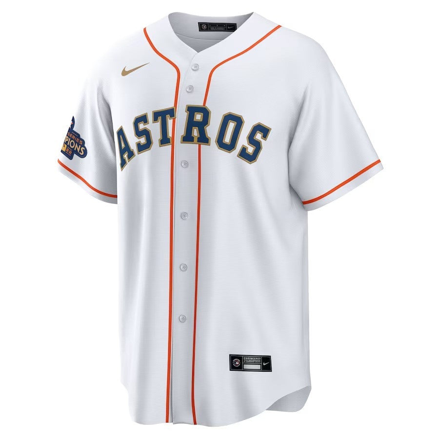 José Abreu 79 Houston Astros 2023 Men Jersey - White/Gold