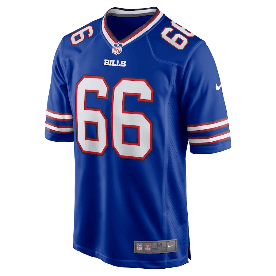 Connor McGovern 66 Buffalo Bills Men Game Jersey - Royal