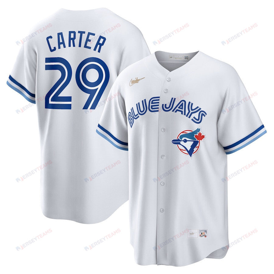Joe Carter 29 Toronto Blue Jays Cooperstown Collection Home Jersey - White