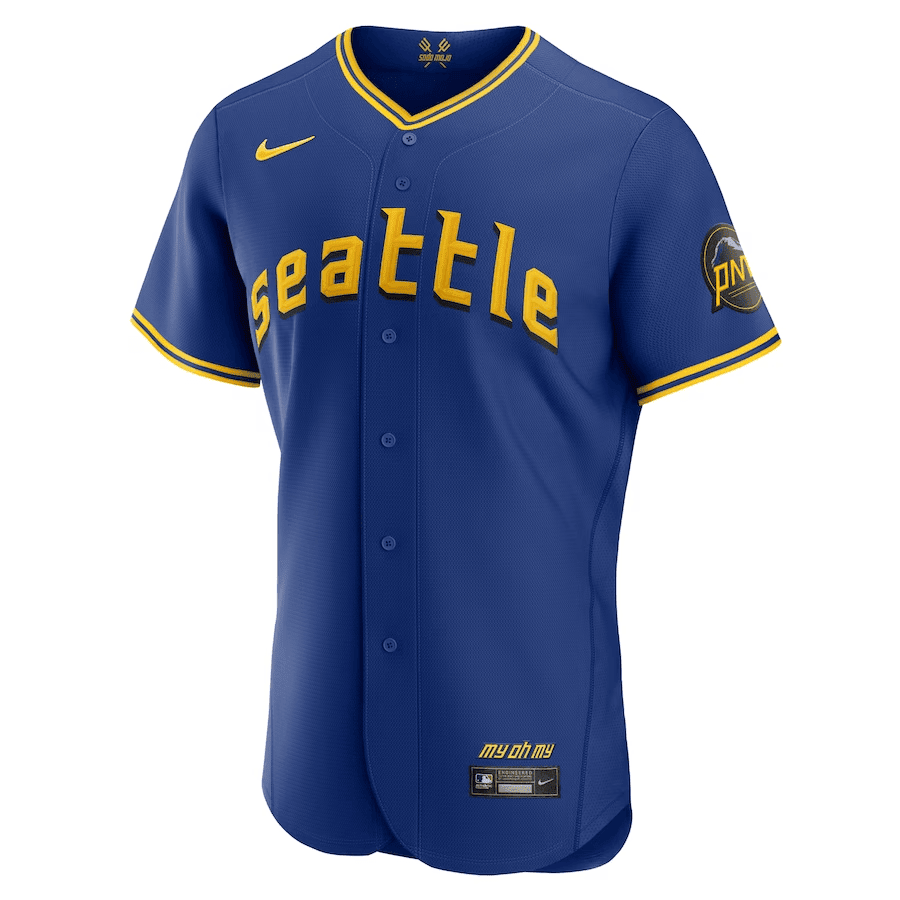 Ty France 23 Seattle Mariners 2023 City Connect Elite Jersey - Royal