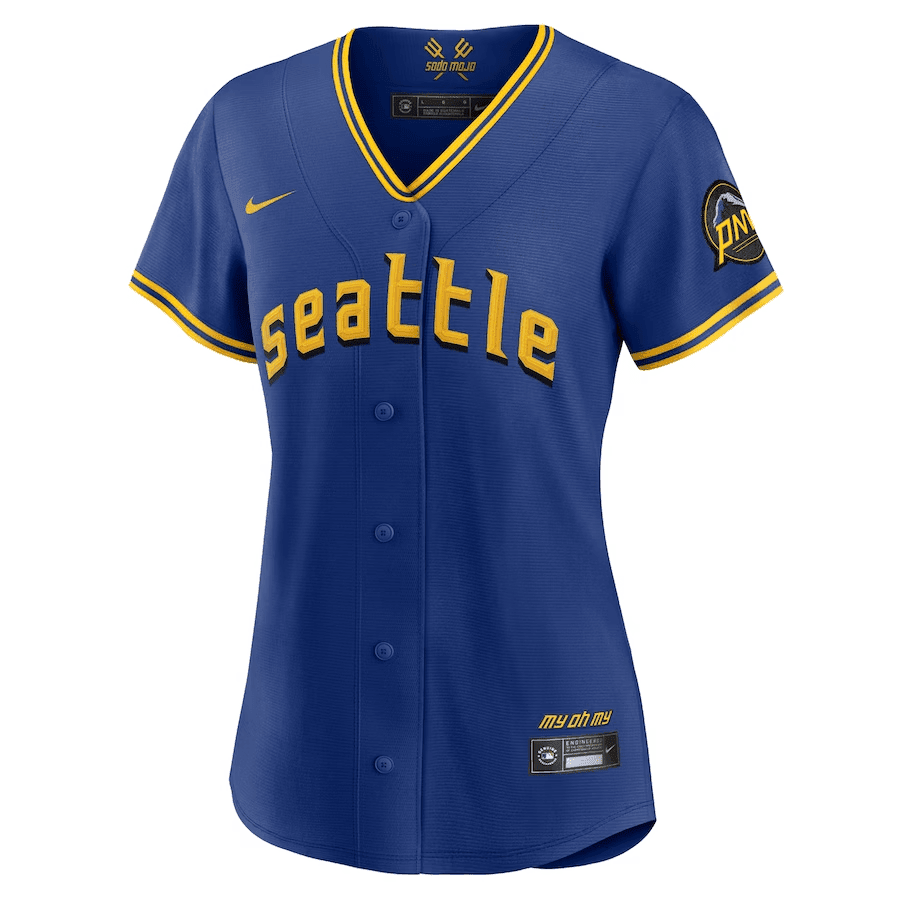 J.P. Crawford 3 Seattle Mariners 2023 City Connect Game Jersey - Women's Royal