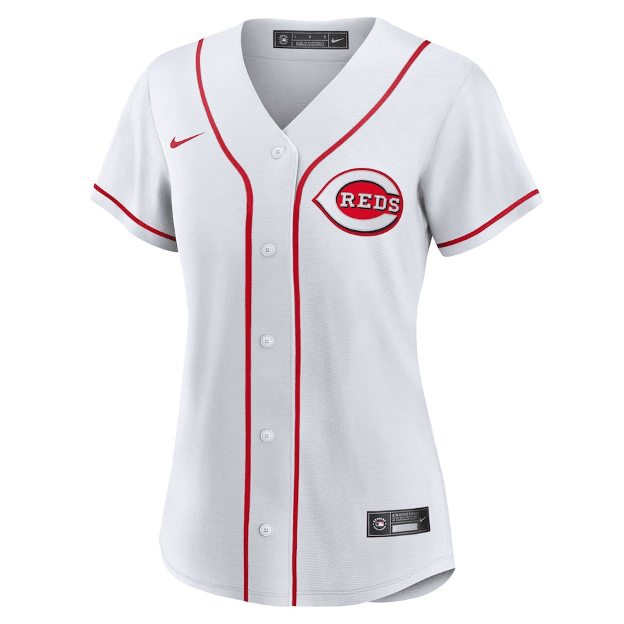 Joey Votto 19 Cincinnati Reds Women Home Jersey - White