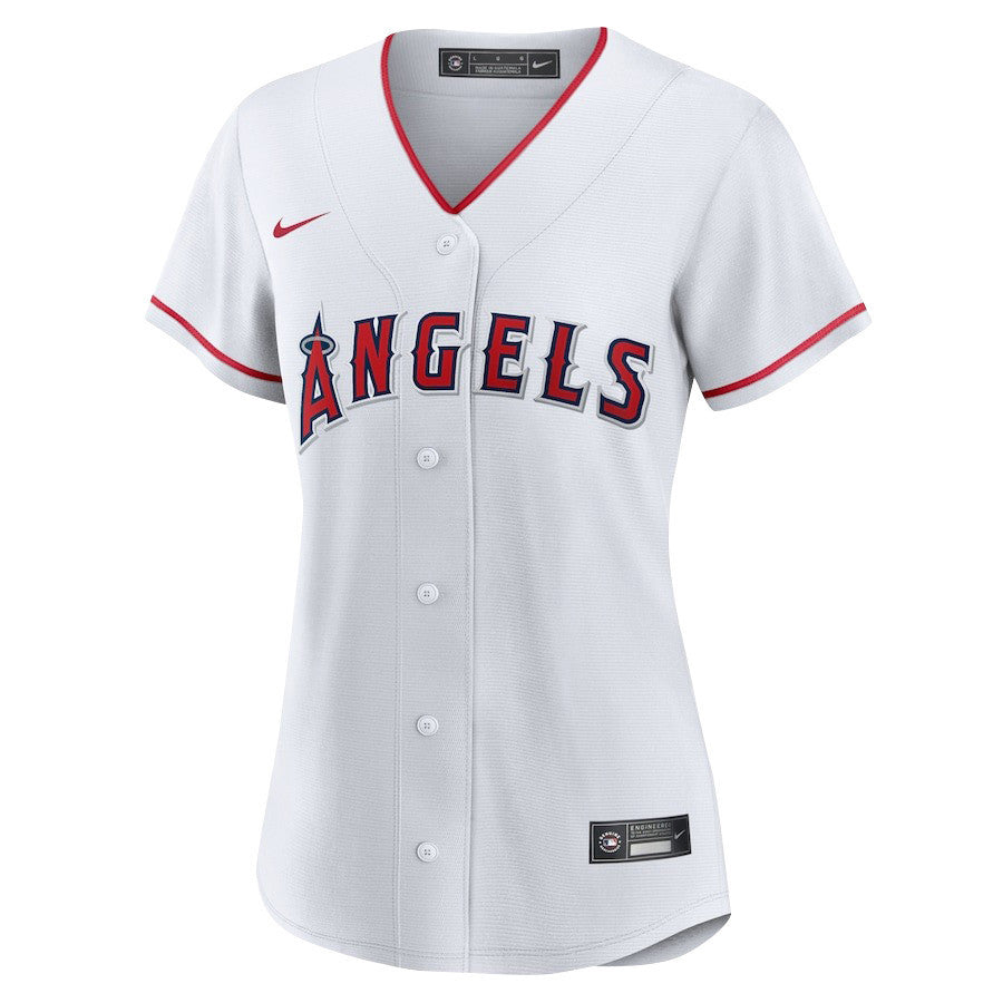 Shohei Ohtani 17 Los Angeles Angels Signed Run 2023 Home Player Women Jersey - White
