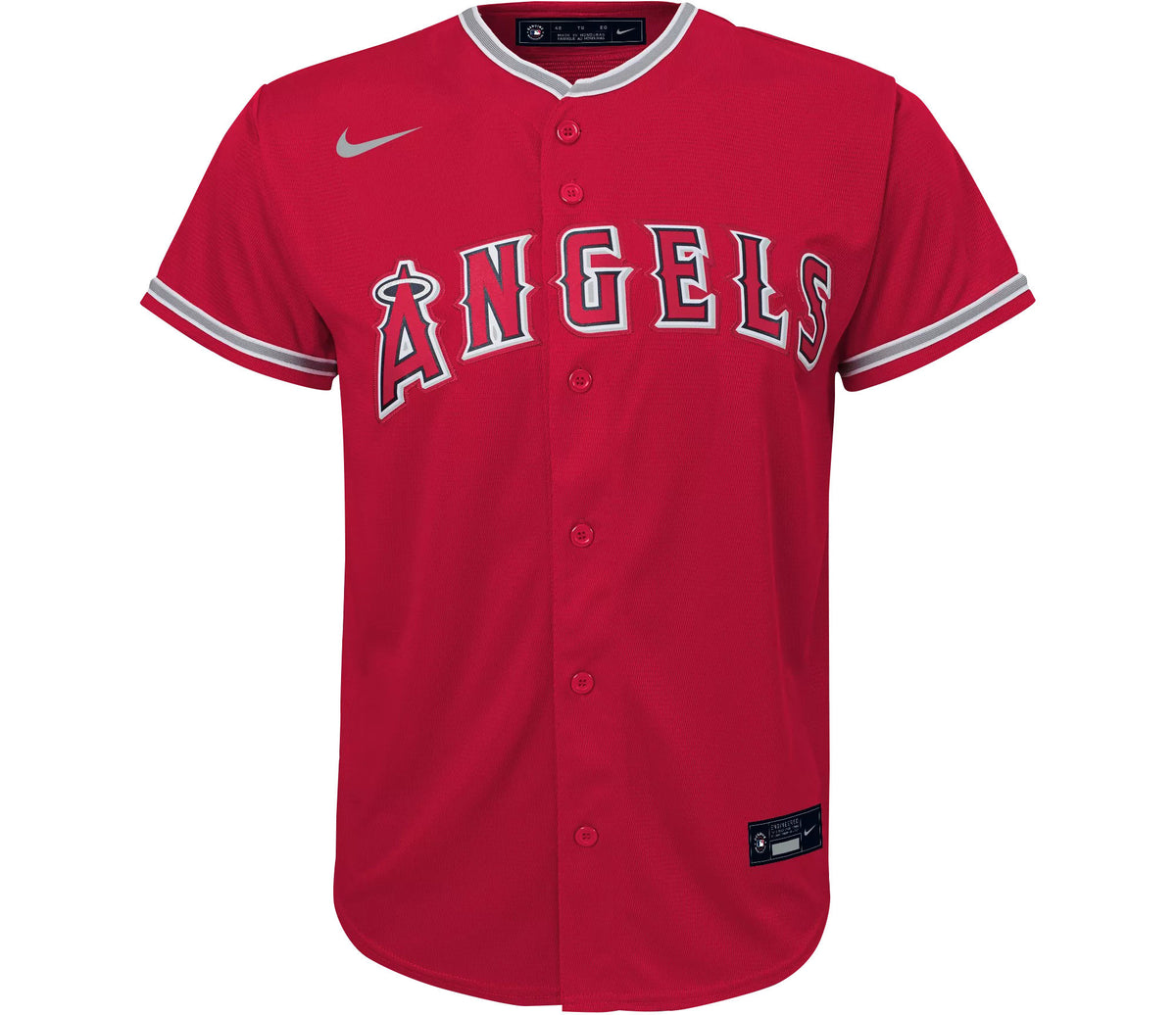Shohei Ohtani 17 Los Angeles Angels Signed Run 2023 Alternate Player YOUTH Jersey - Red