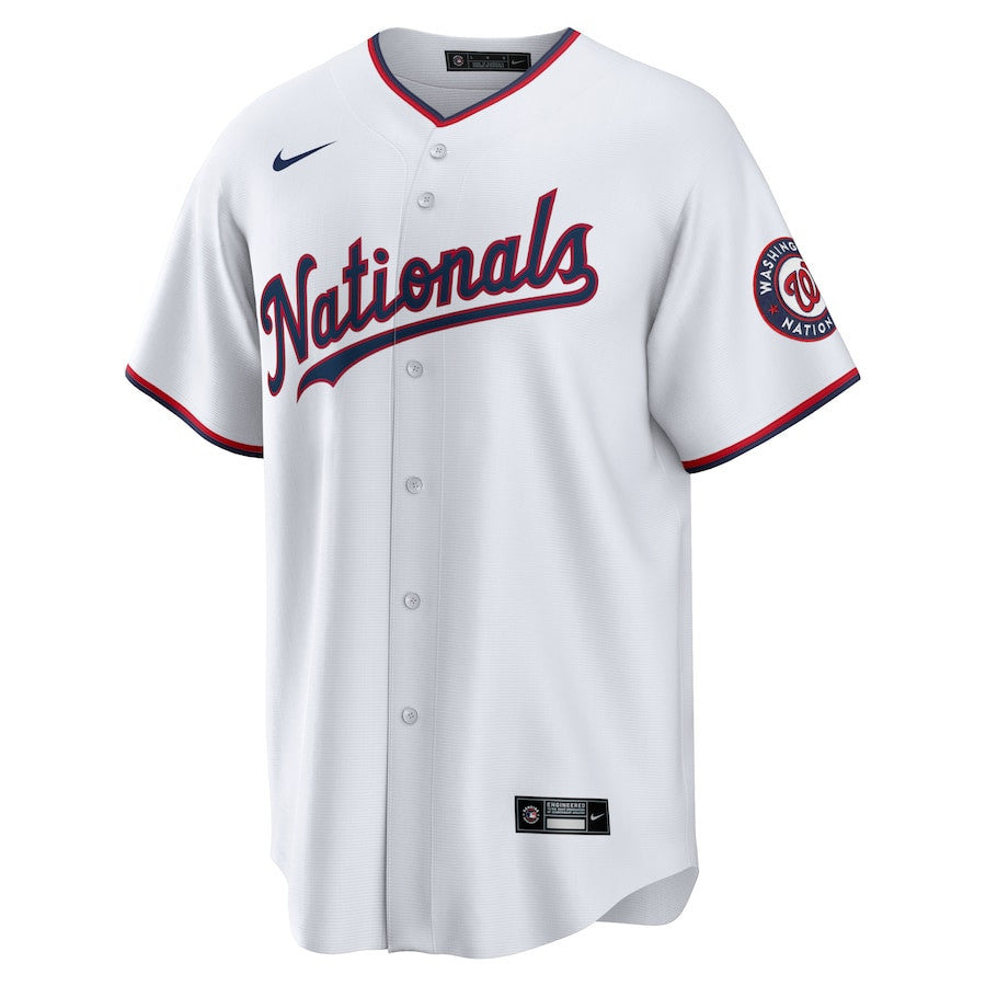 CJ Abrams 5 Washington Nationals Home Men Jersey - White