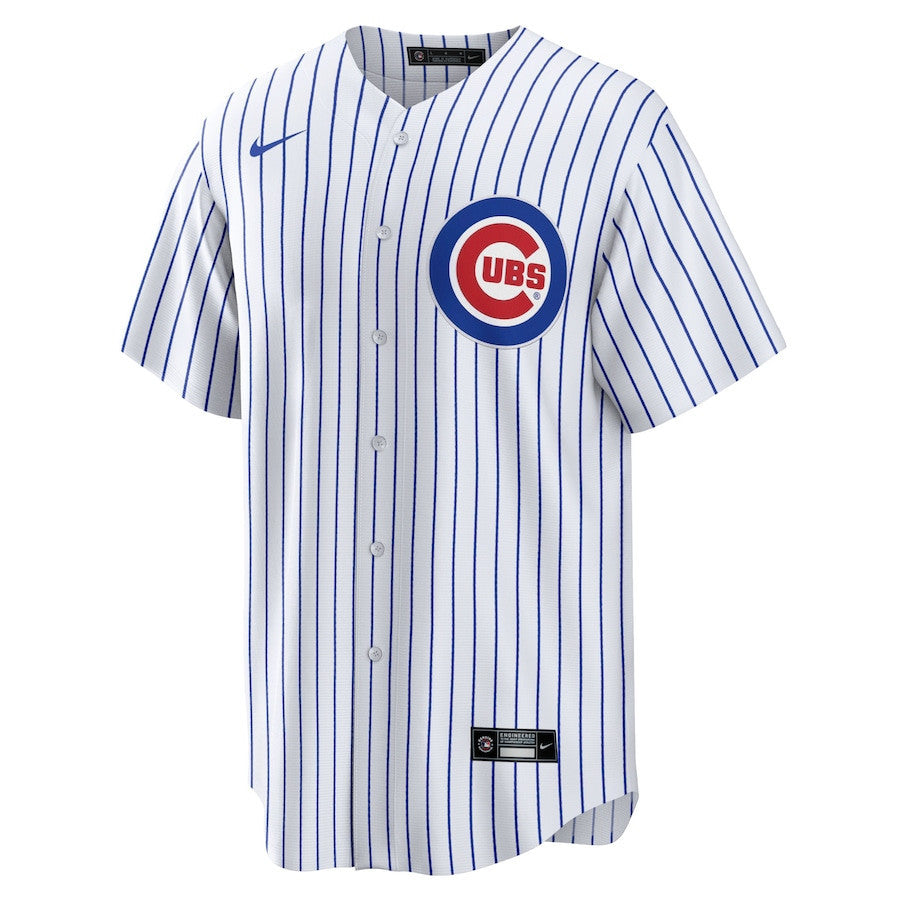 Ian Happ 8 Chicago Cubs Home Men Jersey - White