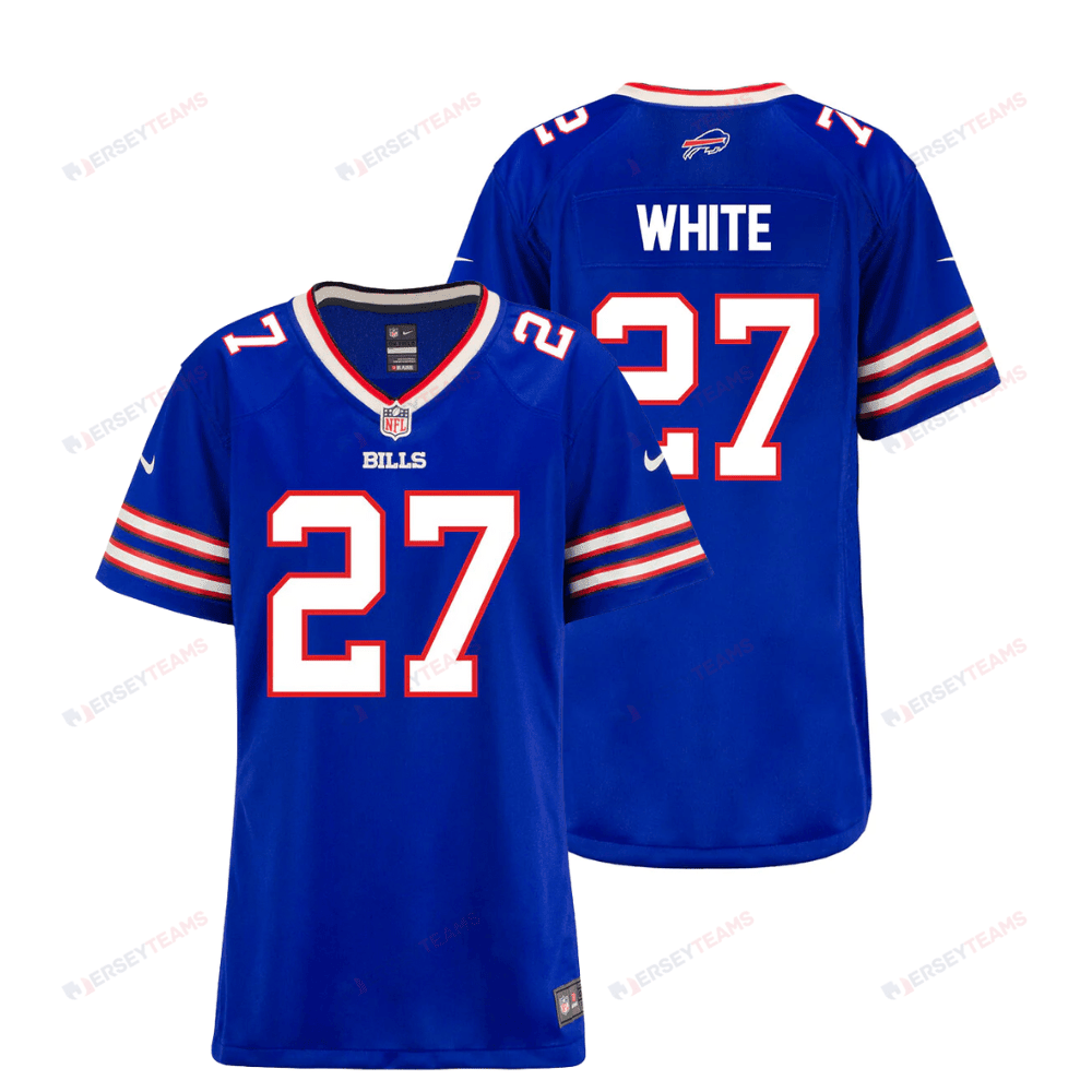 Tre'Davious 27 Buffalo Bills Women Home Game Jersey - Royal