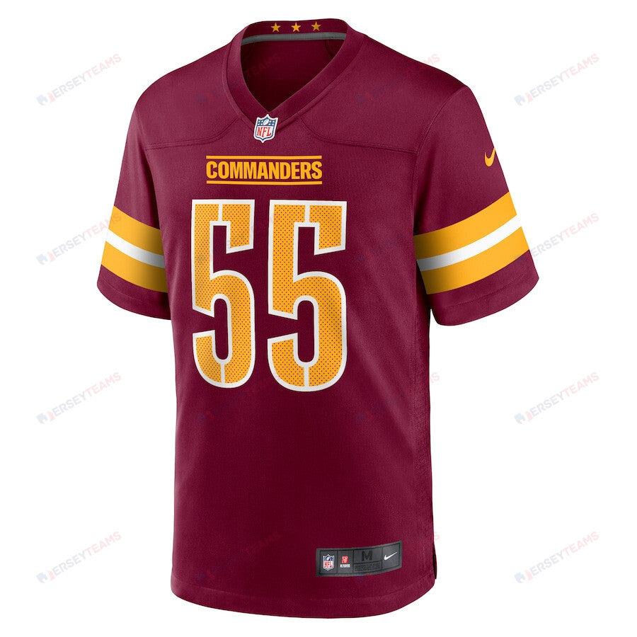 K.J. Henry 55 Washington Commanders Men Game Jersey - Burgundy