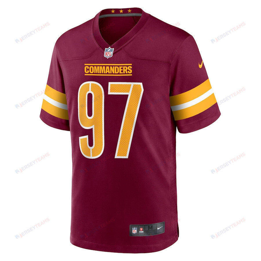 Efe Obada 97 Washington Commanders Men Game Jersey - Burgundy
