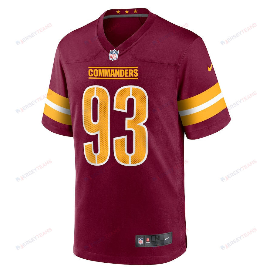 Jonathan Allen 93 Washington Commanders Game YOUTH Jersey - Burgundy