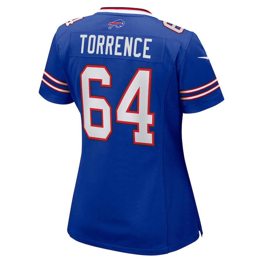 O'Cyrus Torrence 64 Buffalo Bills Women Home Game Jersey - Royal