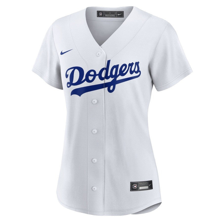 Yoshinobu Yamamoto 18 Los Angeles Dodgers Home Women Jersey - White