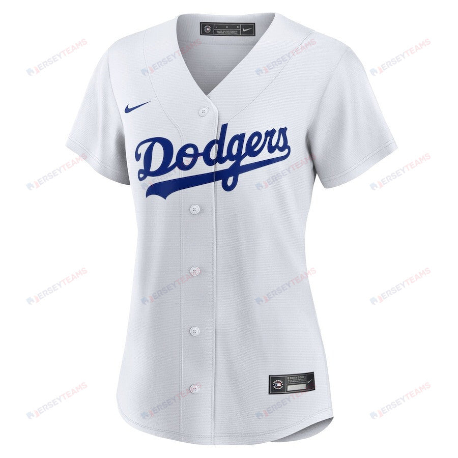 Yoshinobu Yamamoto 18 Signed Los Angeles Dodgers Home Women Jersey - White