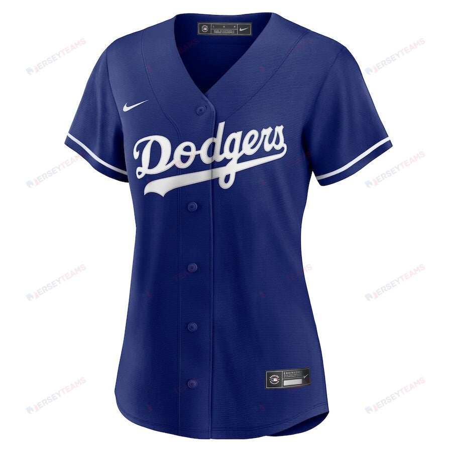 Yoshinobu Yamamoto 18 Signed Los Angeles Dodgers Alternate Women Jersey - Royal